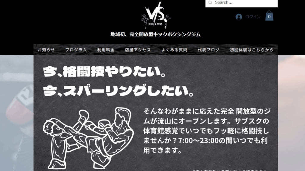 総合格闘技ジムVS|キックボクシング
