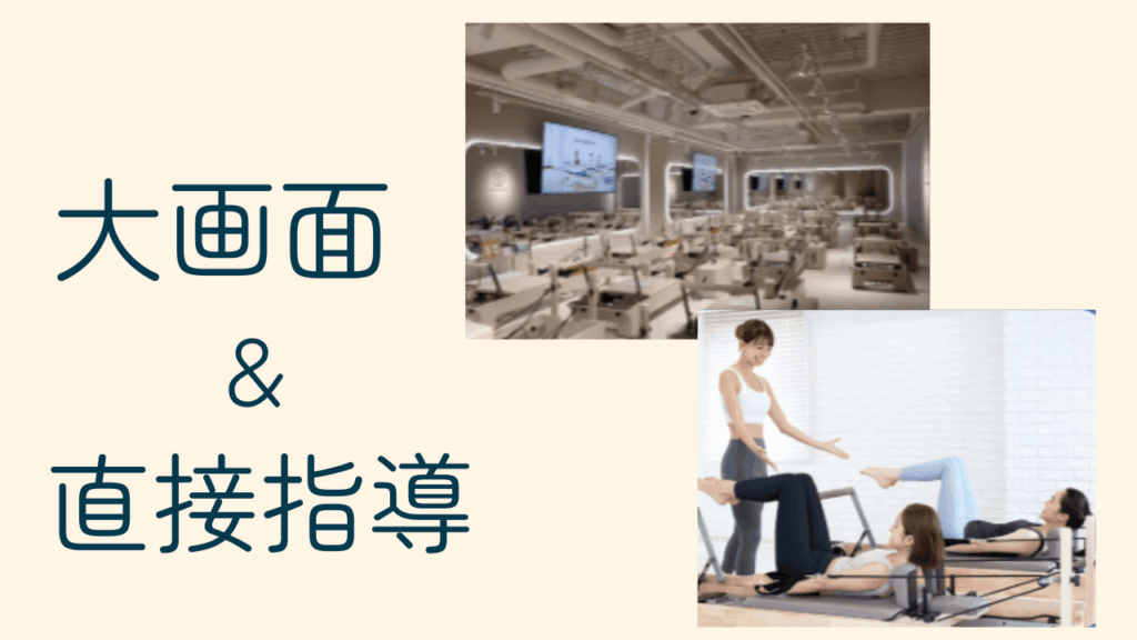 リントスルの特徴：大画面＋直接指導